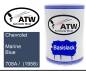 Preview: Chevrolet, Marine Blue, 708A /  (1958): 500ml Lackdose, von ATW Autoteile West.